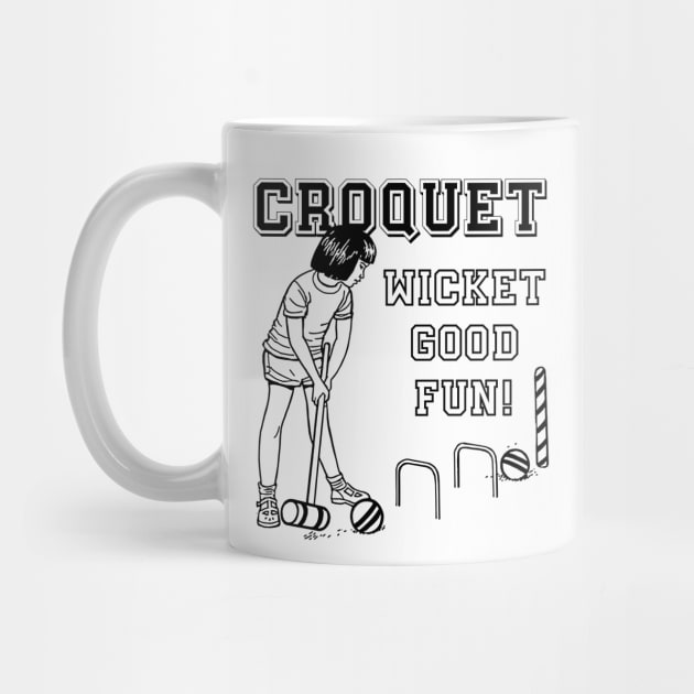 Lispe Croquet Wicket Good Fun! by Lispe